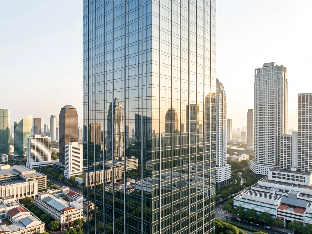 Singapore financial district architecture